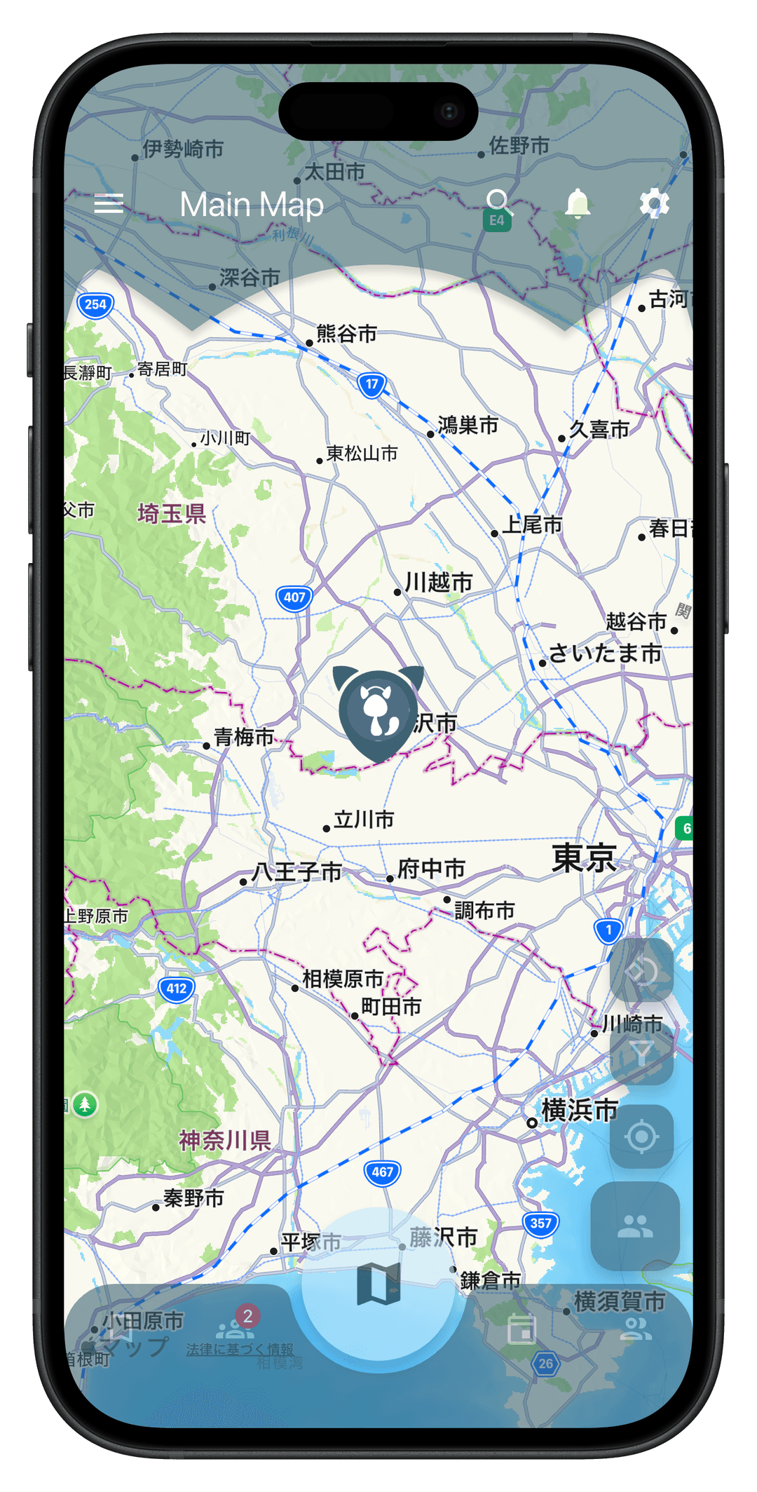 Picture of the main map